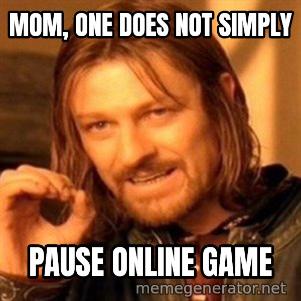 One Does Not Simply meme: mom, one does not simply / pause online game