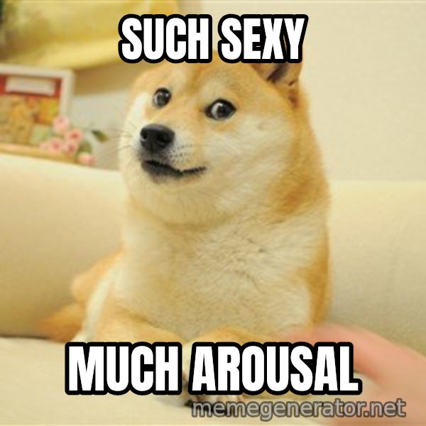 so doge meme: Such sexy / much arousal