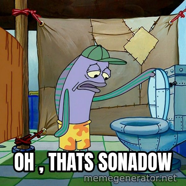 Oh, That's Real Nice meme: OH , THATS SONADOW