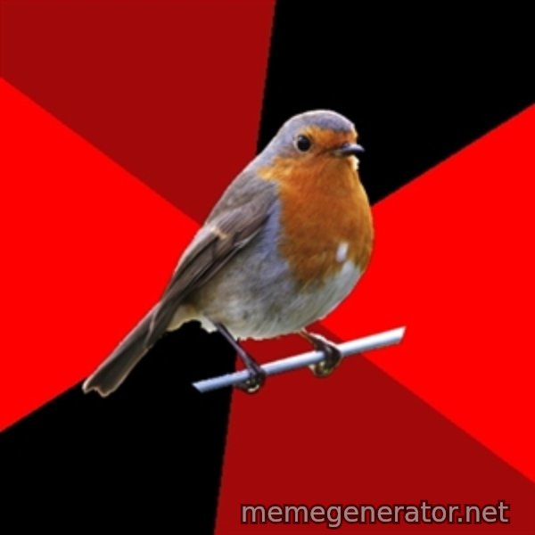 Retail Robin meme template