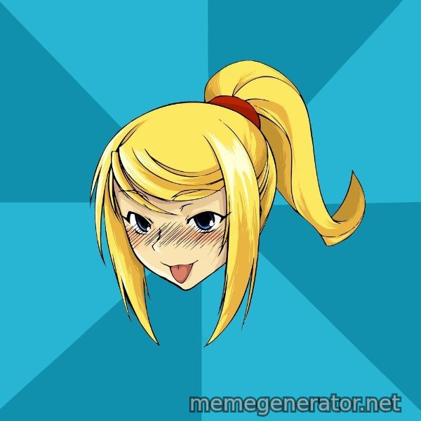 Horney Samus meme template