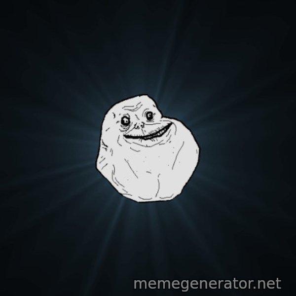 Forever Alone meme template