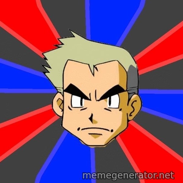 Professor Oak meme template