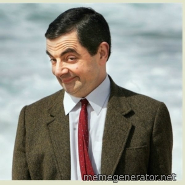 MR bean meme template