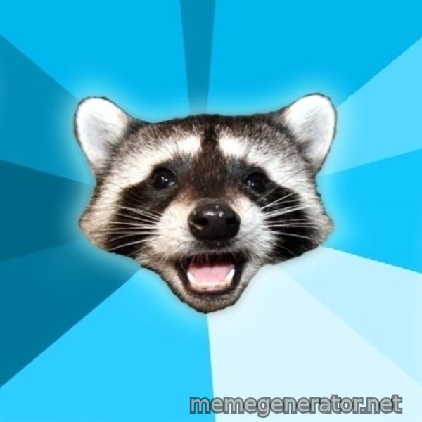 Lame Pun Coon meme template
