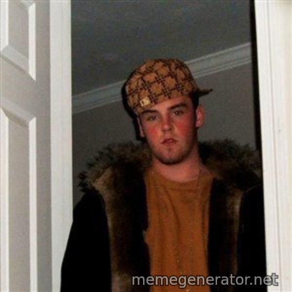 Scumbag Steve meme template