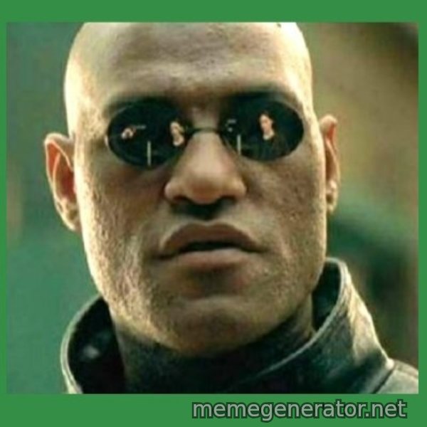 Matrix Morpheus meme template