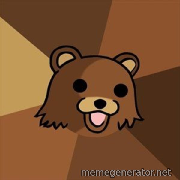 Pedobear meme template