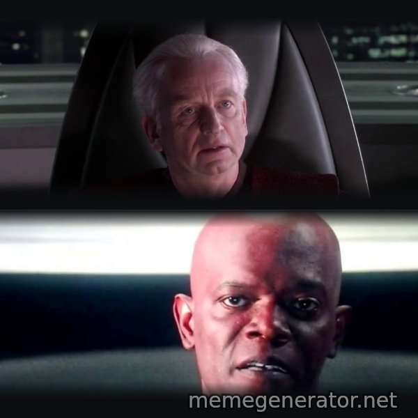 I Am the Senate meme template
