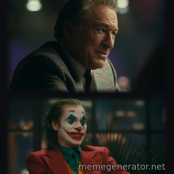 Joker and Murray: Masterpiece meme template