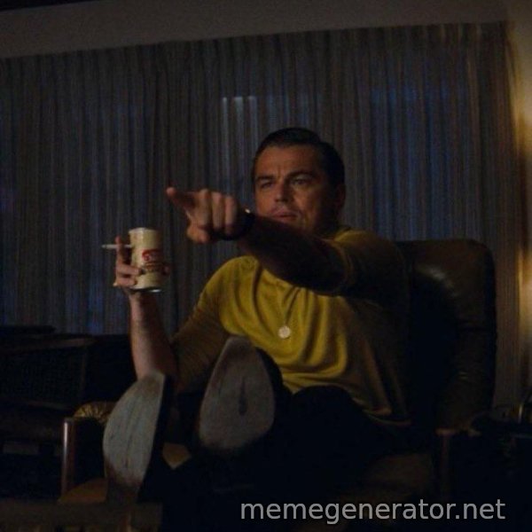 Leonardo DiCaprio Pointing meme template
