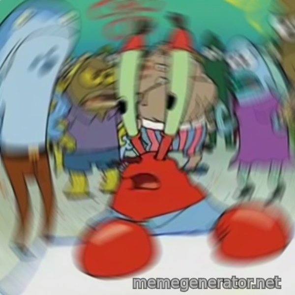 Confused Mr. Krabs meme template