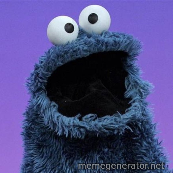 Cookie Monster meme template