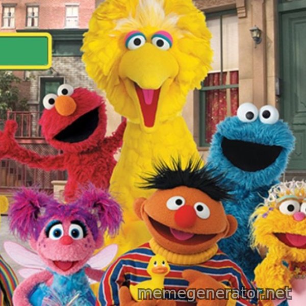 Sesame Street Sign meme template