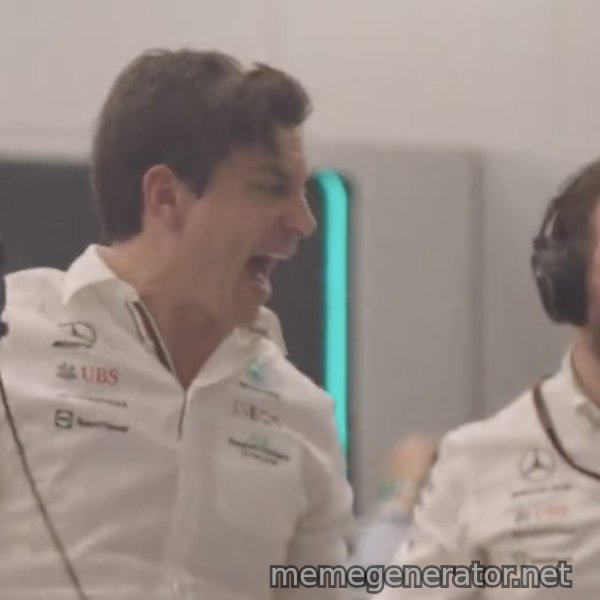 Toto Losing It On The Pit Wall meme template