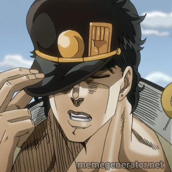 Yare Yare Daze meme template