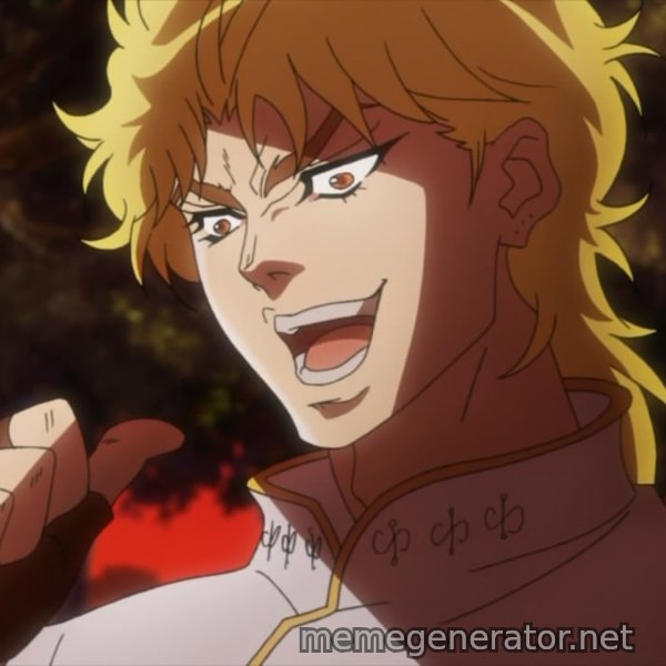 It Was Me, Dio! meme template