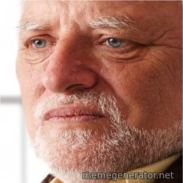 Harold, close up meme template