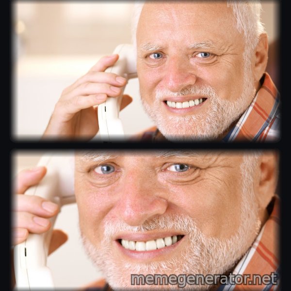 Harold on the Phone meme template