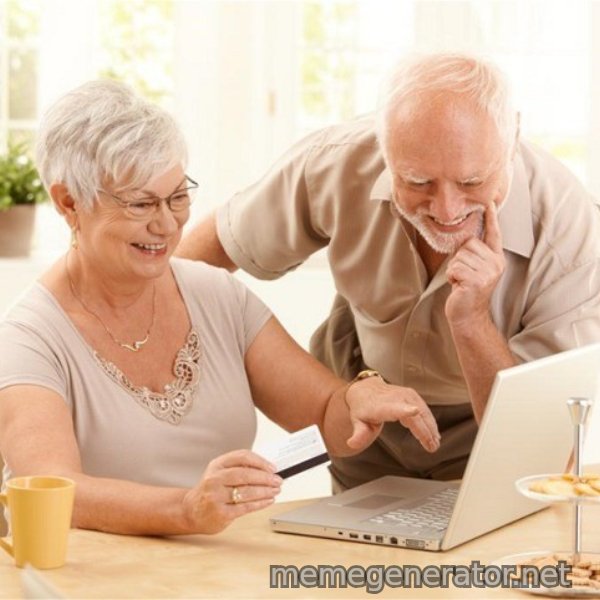 Harold and His Wife meme template