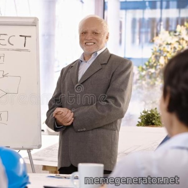 Harold the Project Manager meme template