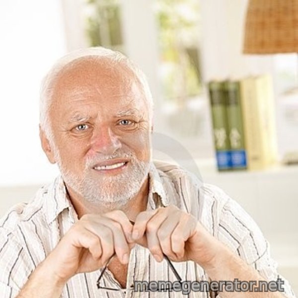 Unsure Harold meme template