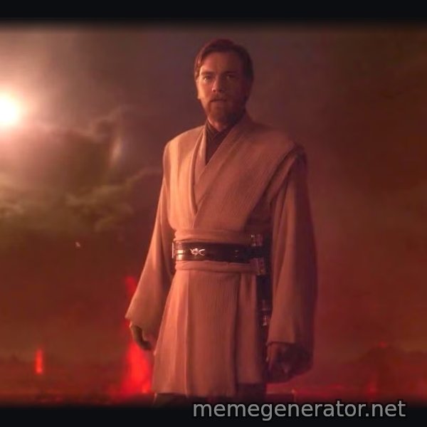 Only a Sith Deals in Absolutes meme template