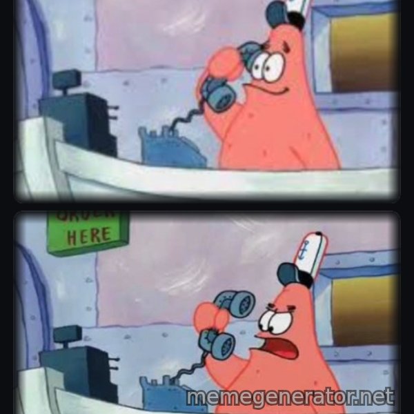 Is This the Krusty Krab? No, This Is Patrick meme template